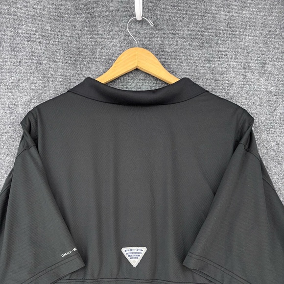 Columbia PFG Omni Shade Black Low Drag Offshore Polo Short Men’s 3X - Picture 4 of 13